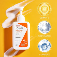 Limpiador Disaar, ingredientes vitamina C, nicotinamida y ceramidas