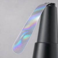 Detalle de las aspas holográficas del ventilador Sevra